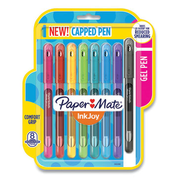 Paper Mate® Inkjoy Gel Pen, Stick, Medium 0.7 Mm, Assorted Ink And Barrel Colors, 8-pack freeshipping - TVN Wholesale